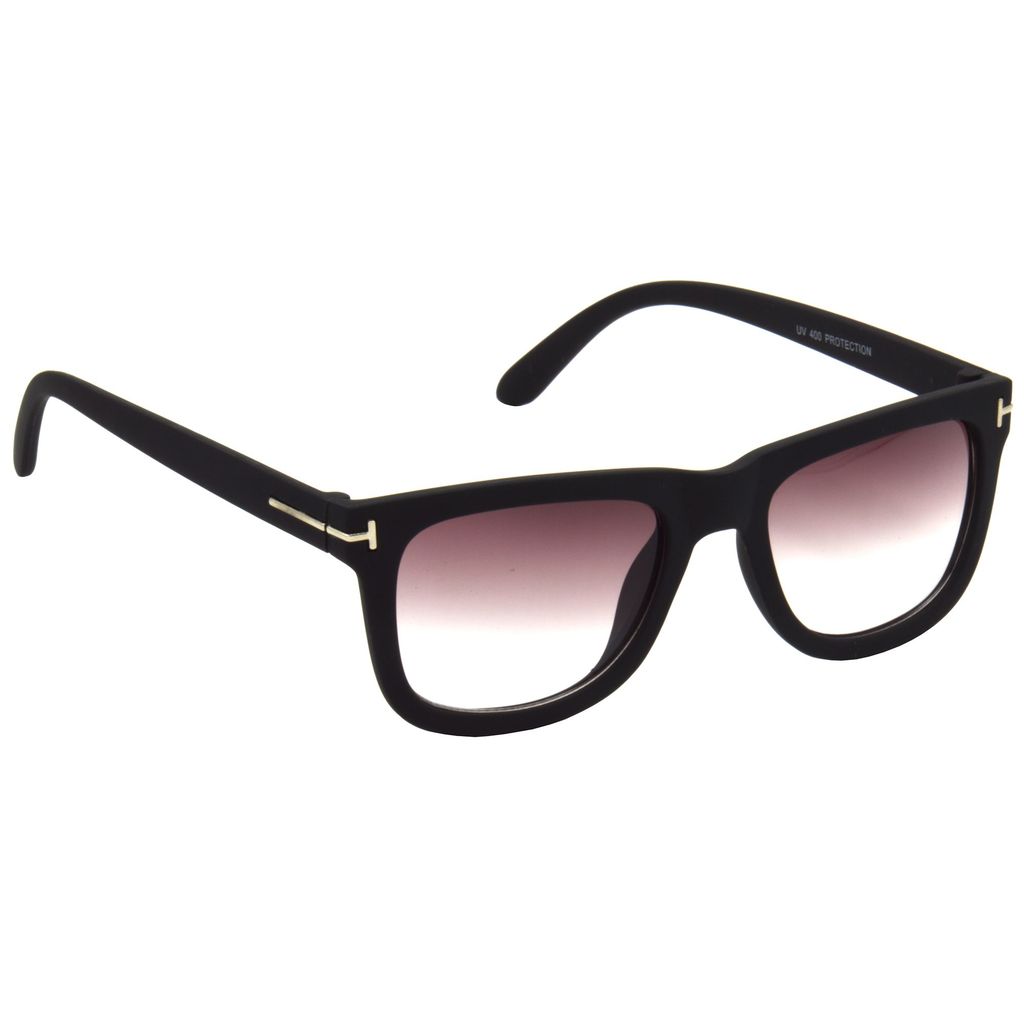 Hrinkar Violet Rectangular Sunglasses Brands Black Frame Goggles for Men & Women - HRS469-BK-PNK - Sunglasses | Buy online on ZillyBuy