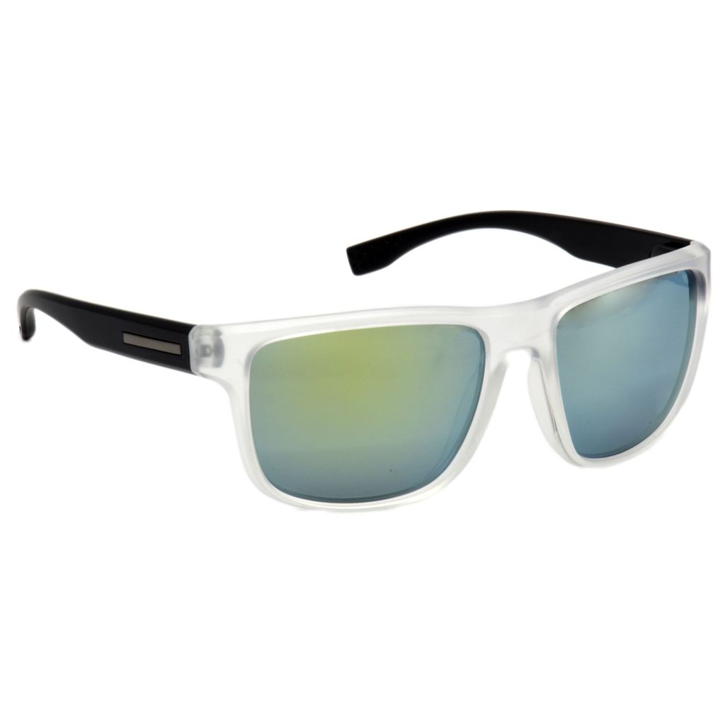 Hrinkar Silver Rectangular Sunglasses Styles White Frame Glasses for Men & Women - HRS472-WT-GLD - Sunglasses | Buy online on ZillyBuy