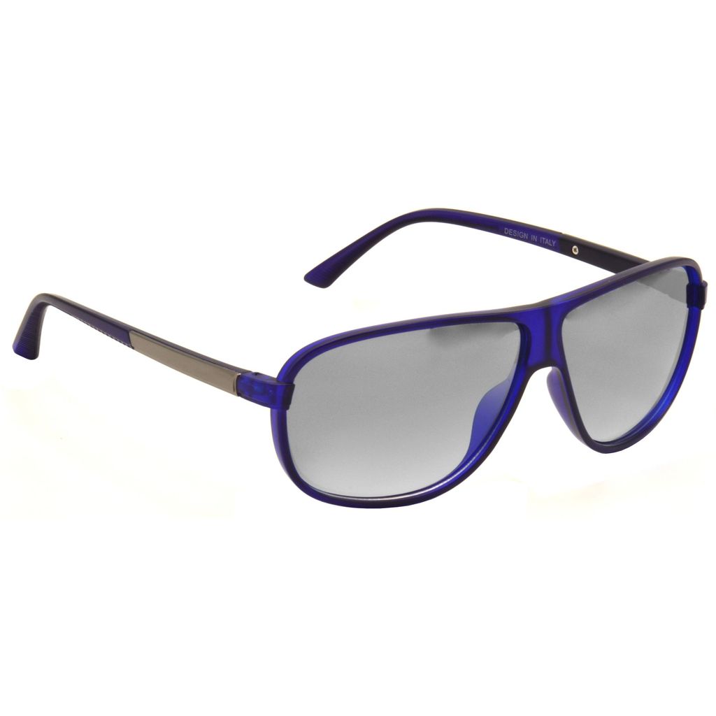 Hrinkar Grey Rectangular Sunglasses Brands Black Frame Goggles for Men & Women - HRS473-BU-SLVR-MCRY - Sunglasses | Buy online on ZillyBuy