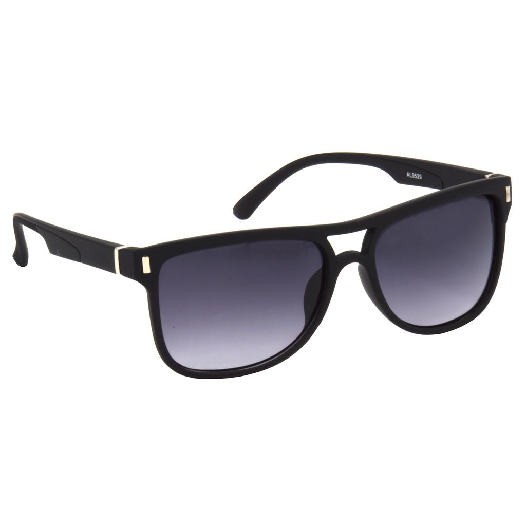 Hrinkar Grey Rectangular Sunglasses Styles Black Frame Glasses for Men & Women - HRS486-BK-GRY - Sunglasses | Buy online on ZillyBuy
