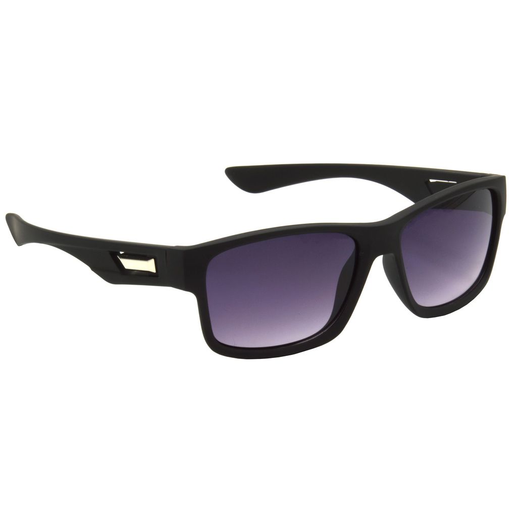Hrinkar Grey Rectangular Sunglasses Styles Black Frame Glasses for Men - HRS488-BK-GRY - Sunglasses | Buy online on ZillyBuy