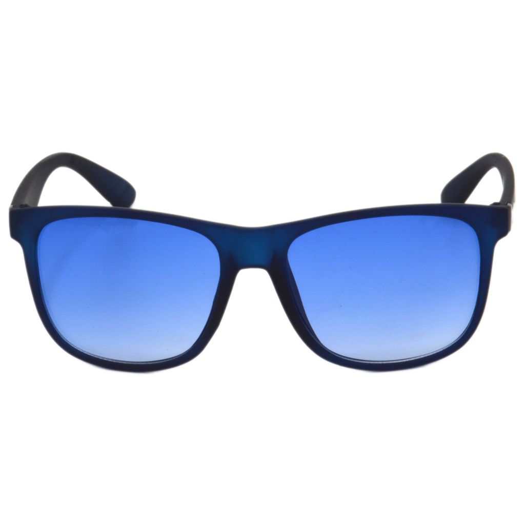 Hrinkar Blue Rectangular Sunglasses Styles Blue Frame Glasses for Men & Women - HRS492-BU-BU
