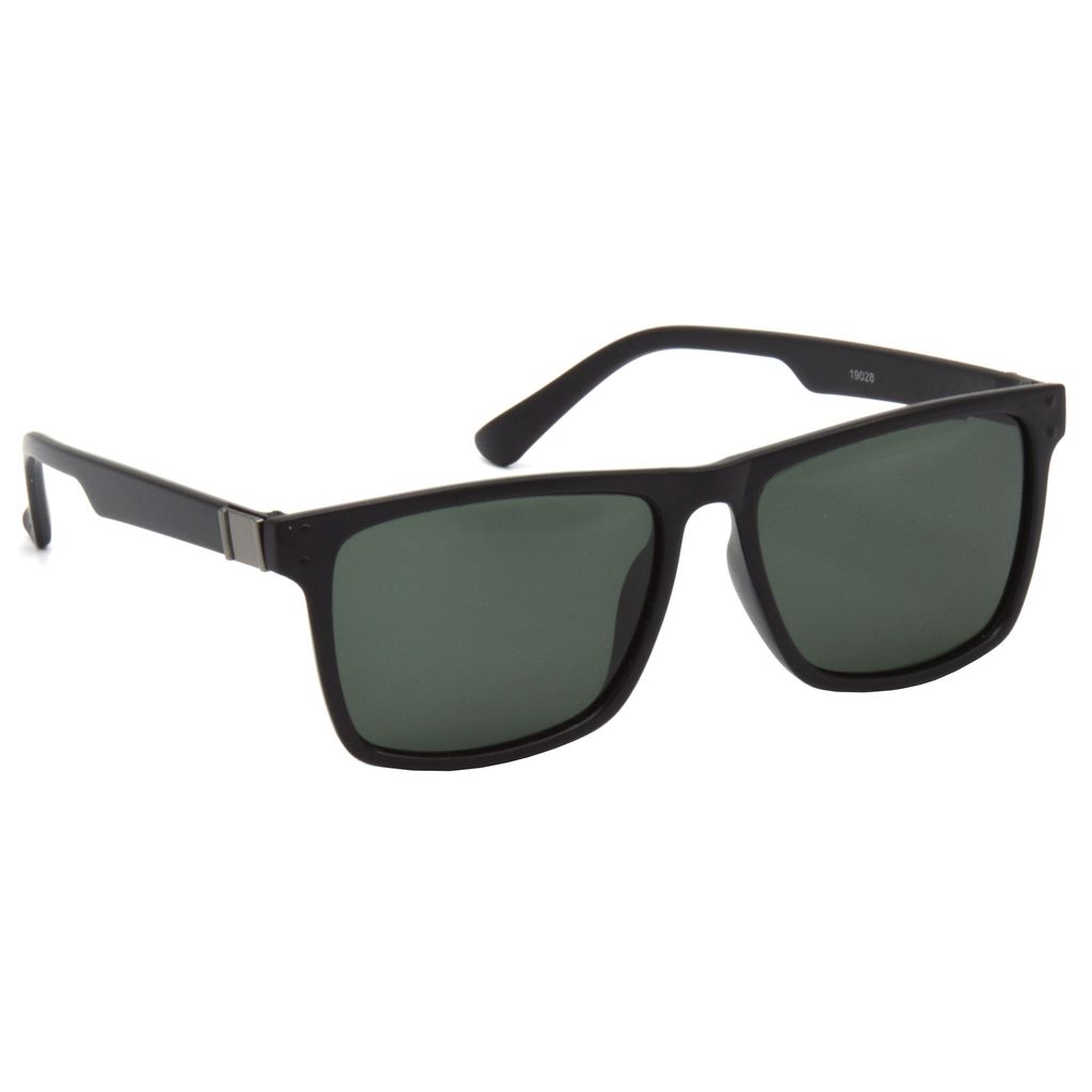 Hrinkar Green Rectangular Sunglasses Styles Black Frame Polarized Glasses for Men & Women - HRS496-BK-GRN-P - Sunglasses | Buy online on ZillyBuy