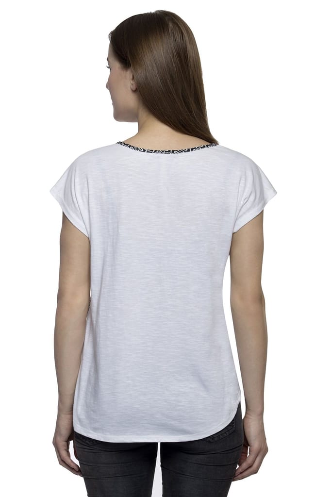 One femme Women's Black and White Print Top