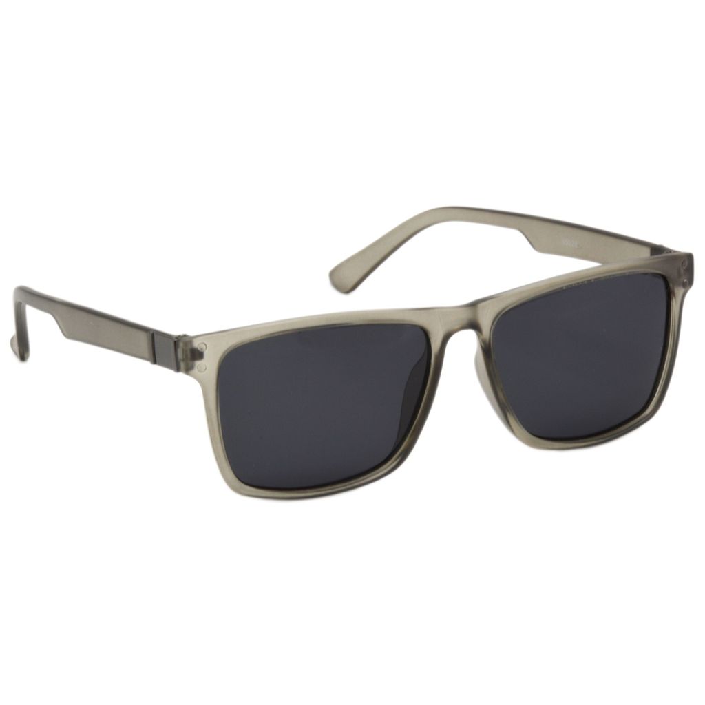 Hrinkar Grey Rectangular Cooling Glass Grey Frame Best Polarized Sunglasses for Men & Women - HRS496-GRY-BK-P - Sunglasses | Buy online on ZillyBuy