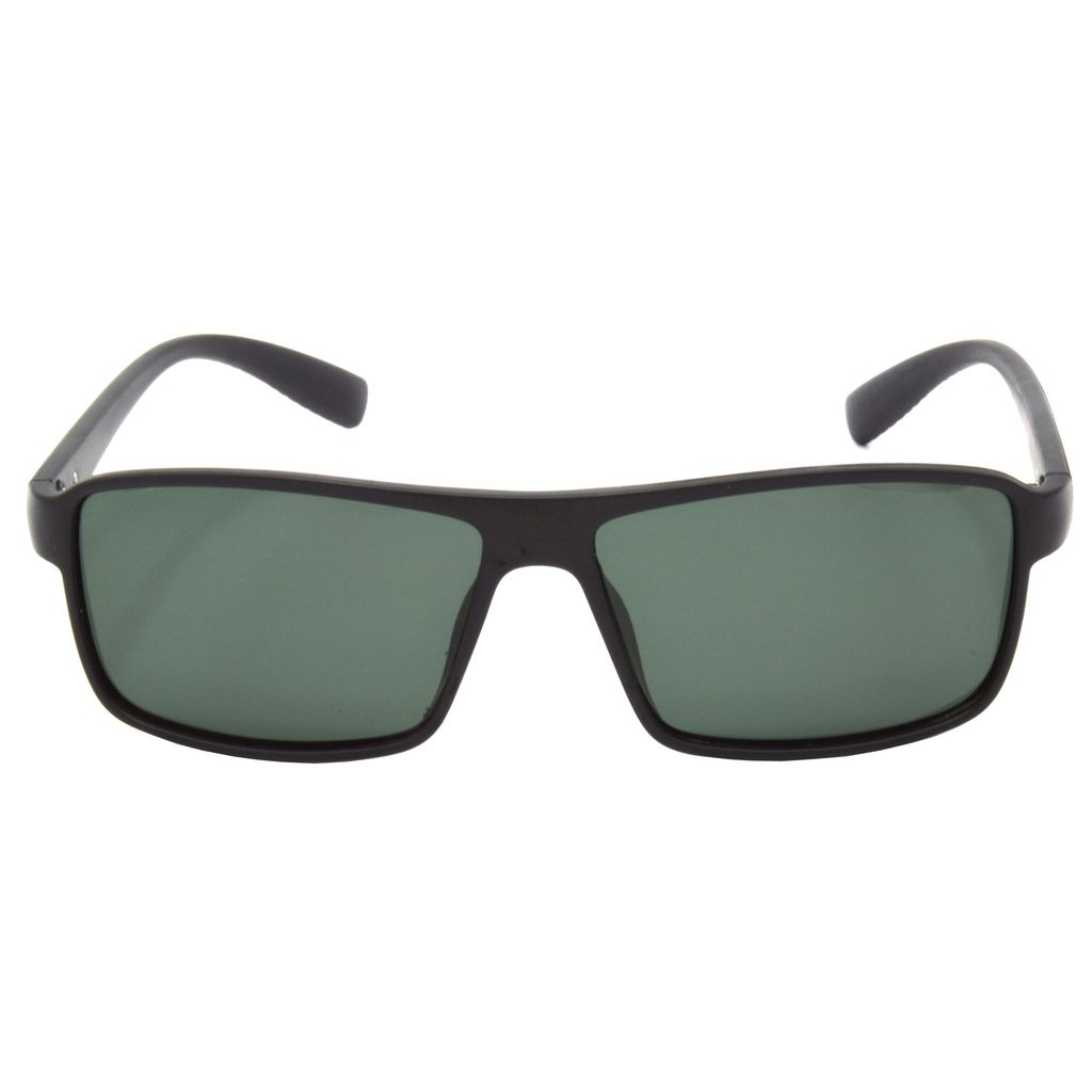 Hrinkar Green Rectangular Sunglasses Styles Black Frame Polarized Glasses for Men & Women - HRS497-BK-GRN-P