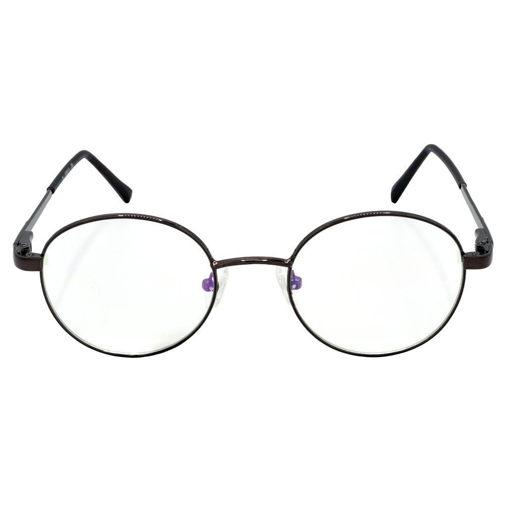 Hrinkar Trending Eyeglasses: Brown Oval Optical Spectacle Frame For Men & Women |HFRM-BWN-19011