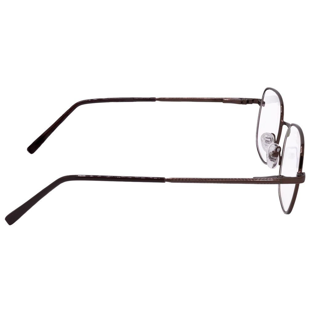 Hrinkar Trending Eyeglasses: Brown Rectangle Optical Spectacle Frame For Men & Women |HFRM-BWN-19018