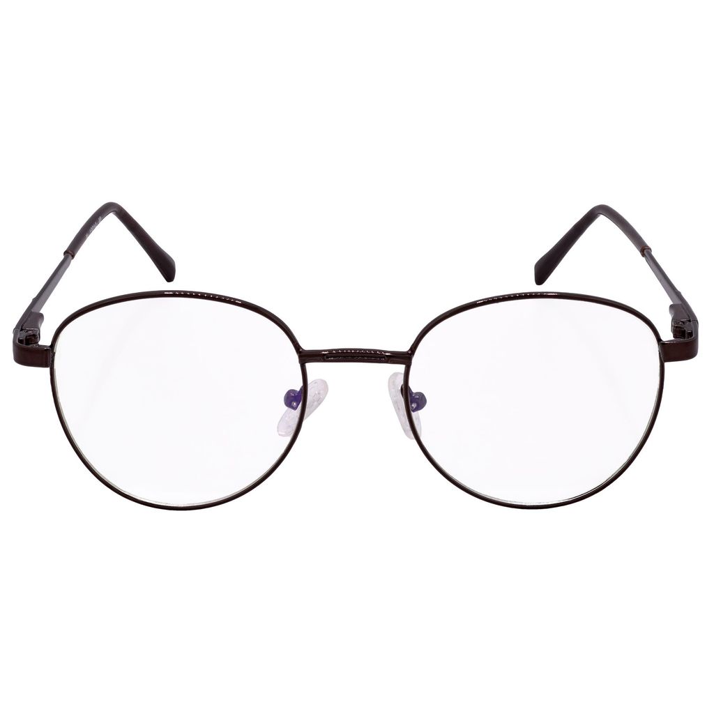 Hrinkar Trending Eyeglasses: Brown Oval Optical Spectacle Frame For Men & Women |HFRM-BWN-19014
