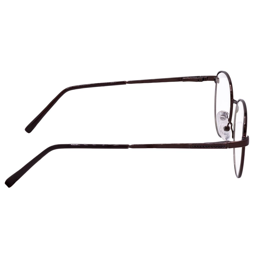 Hrinkar Trending Eyeglasses: Brown Oval Optical Spectacle Frame For Men & Women |HFRM-BWN-19014