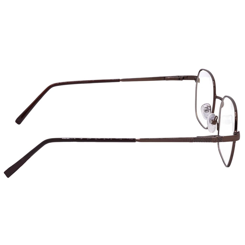 Hrinkar Trending Eyeglasses: Brown Rectangle Optical Spectacle Frame For Men & Women |HFRM-BWN-19019