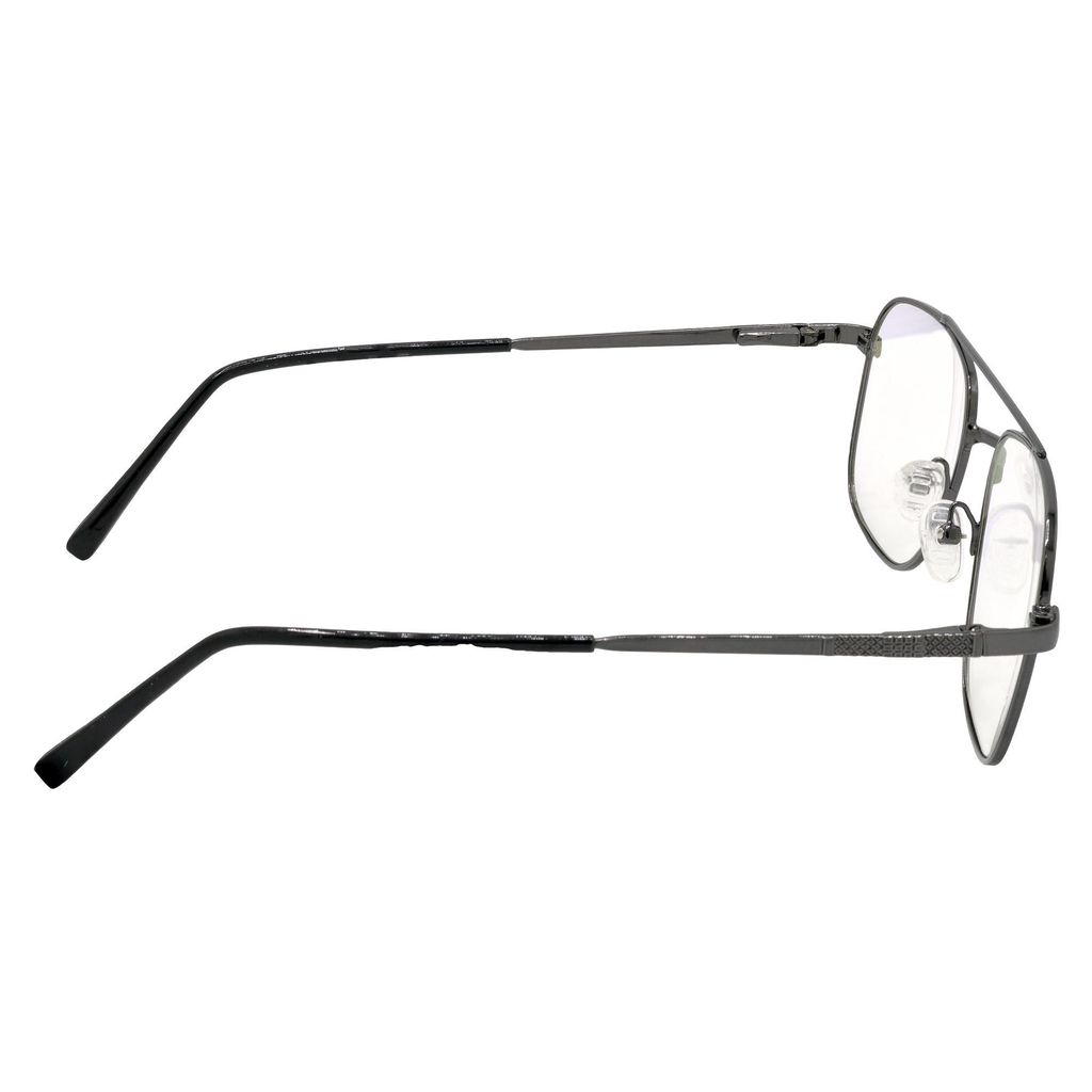 Hrinkar Trending Eyeglasses: Grey Rectangle Optical Spectacle Frame For Men & Women |HFRM-GRY-19002