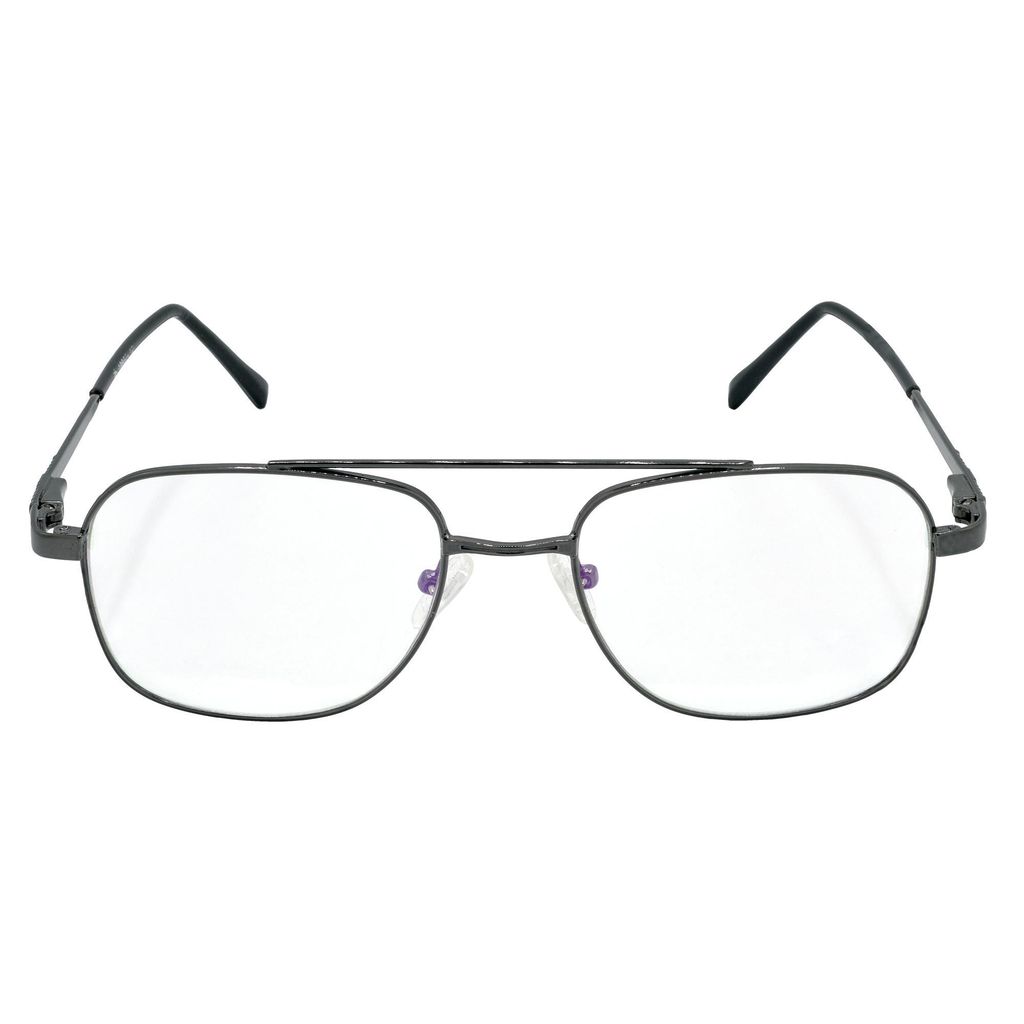Hrinkar Trending Eyeglasses: Grey Rectangle Optical Spectacle Frame For Men & Women |HFRM-GRY-19002
