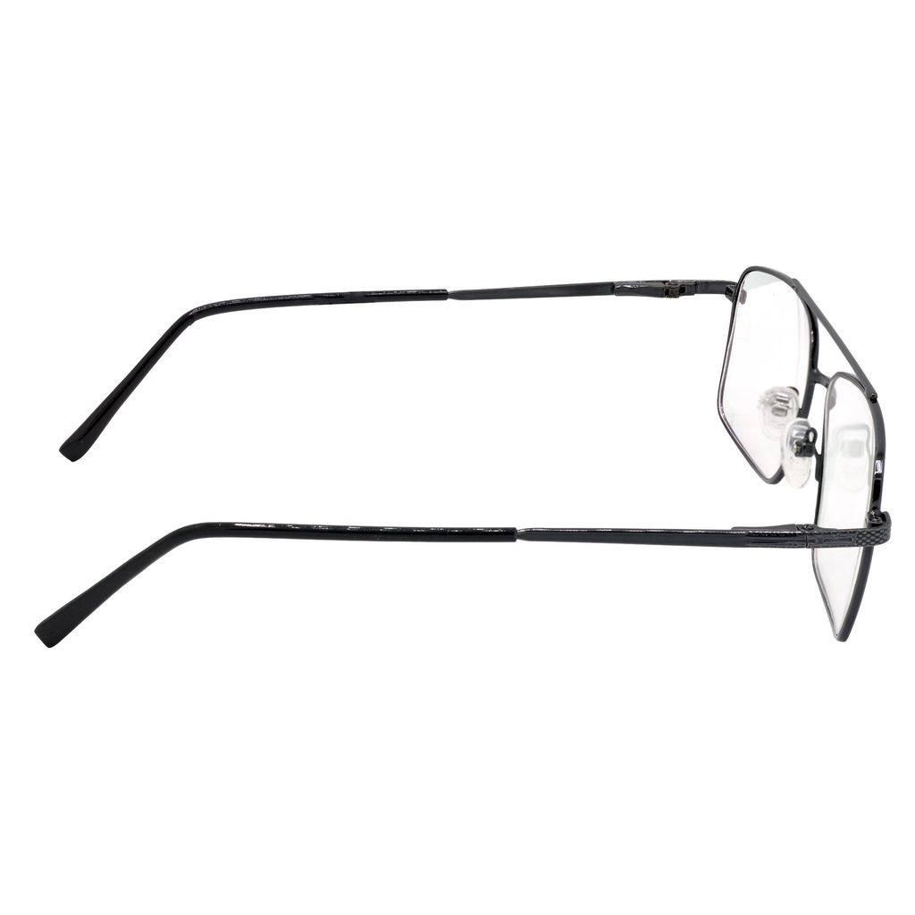 Hrinkar Trending Eyeglasses: Grey Rectangle Optical Spectacle Frame For Men & Women |HFRM-GRY-19006