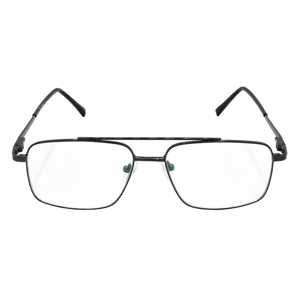 Hrinkar Trending Eyeglasses: Grey Rectangle Optical Spectacle Frame For Men & Women |HFRM-GRY-19006