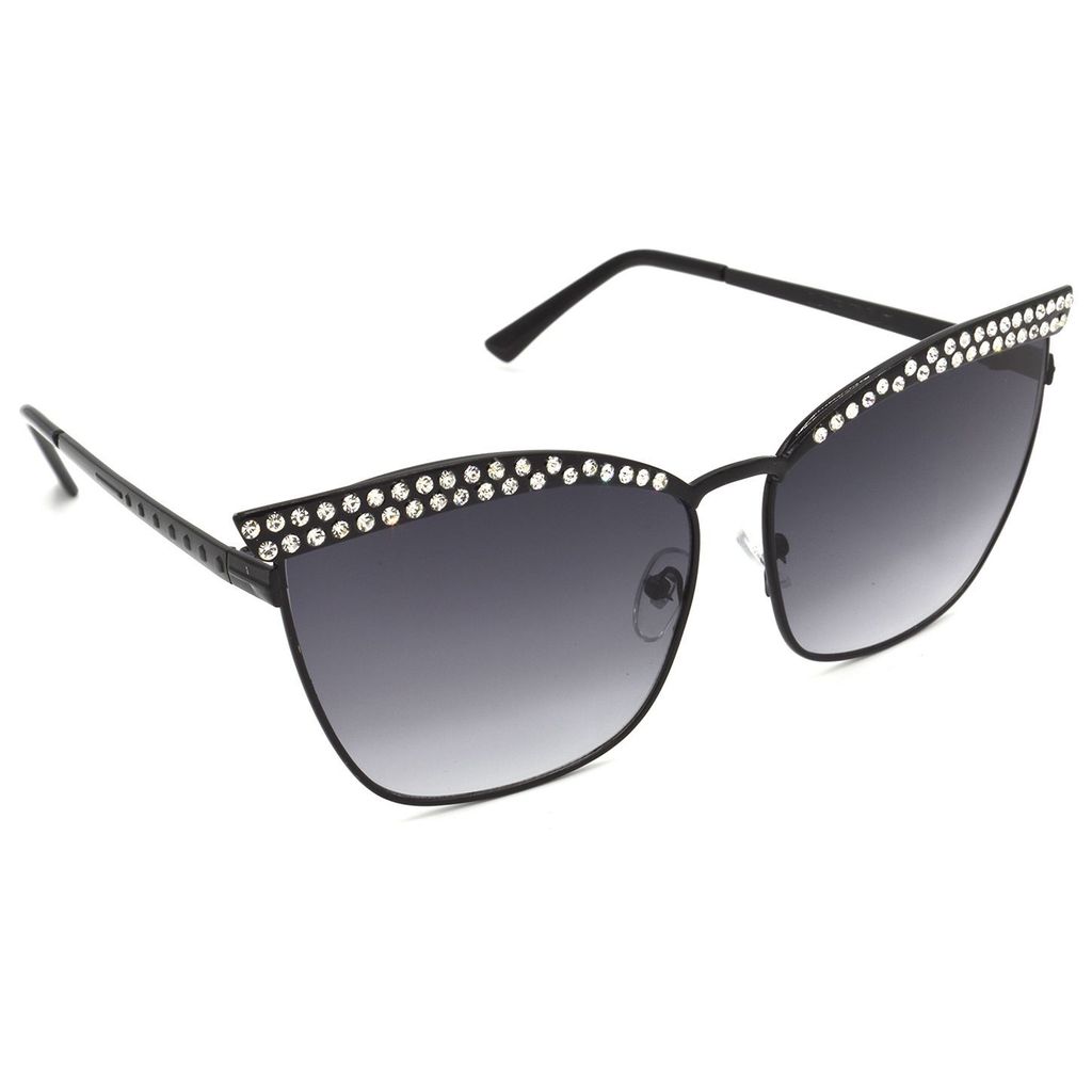 Hrinkar Multicolor Cat-eye Cooling Glass Multicolor Frame Best Sunglasses for Women - HRS330-BK-GRY - Sunglasses | Buy online on ZillyBuy