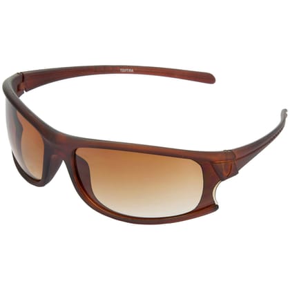 Hrinkar Brown Sports Glasses Brown Frame Best Goggles for Men - HRS102