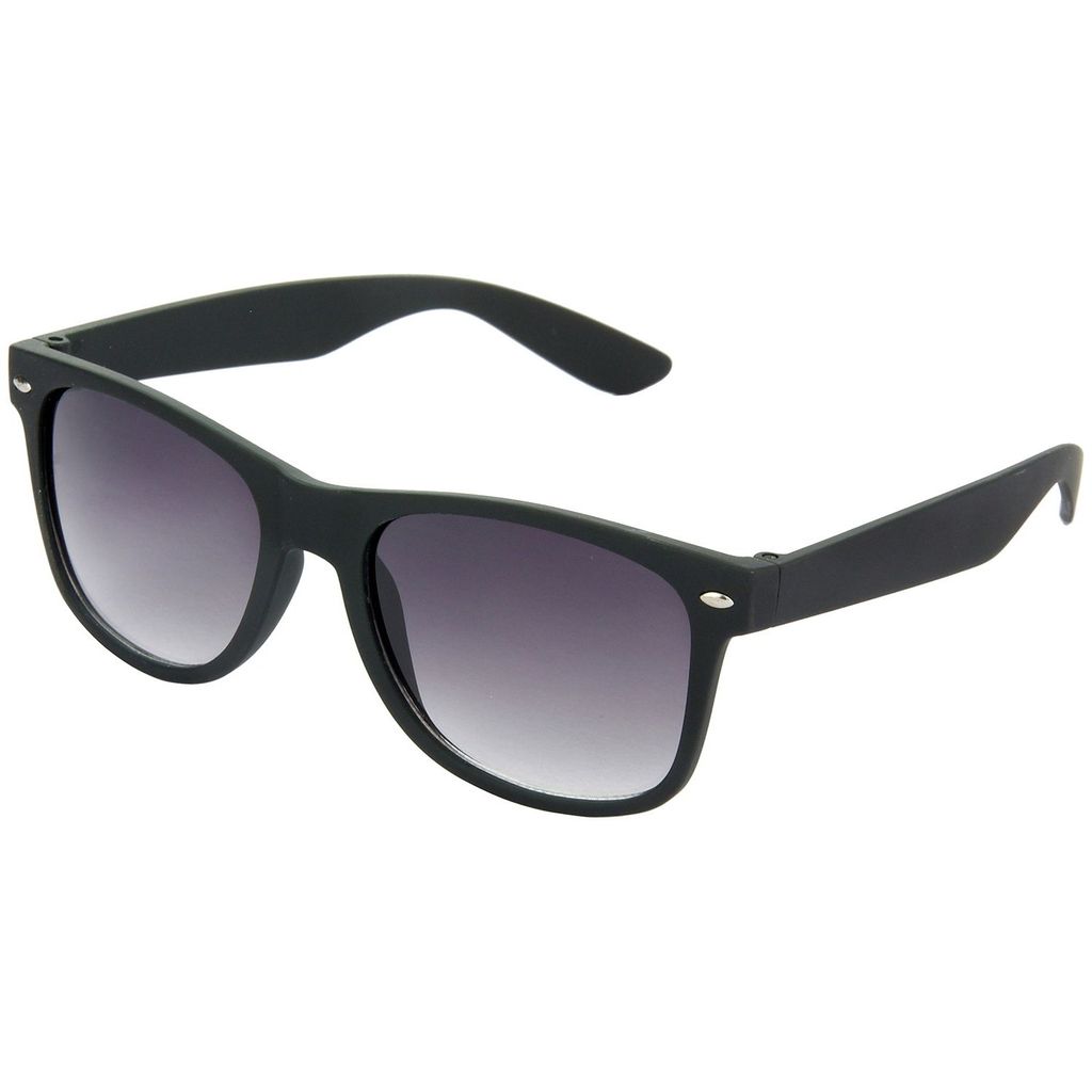 Hrinkar Grey Rectangular Cooling Glass Black Frame Best Sunglasses for Men & Women - HRS11 - Sunglasses | Buy online on ZillyBuy