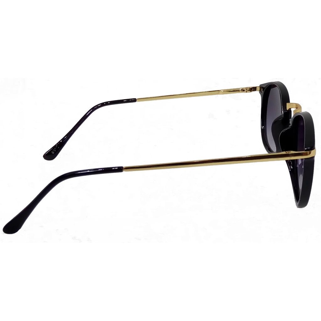 Hrinkar Grey Round Sunglasses Styles Golden Frame Glasses for Men & Women - HRS236