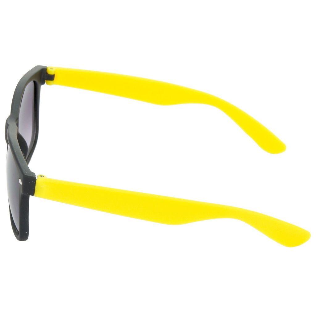 Hrinkar Grey Rectangular Stylish Goggles Yellow Frame Sunglasses for Men & Women - HRS23