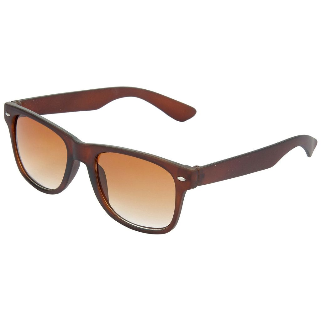 Hrinkar Brown Rectangular Sunglasses Styles Brown Frame Glasses for Men & Women - HRS19 - Sunglasses | Buy online on ZillyBuy