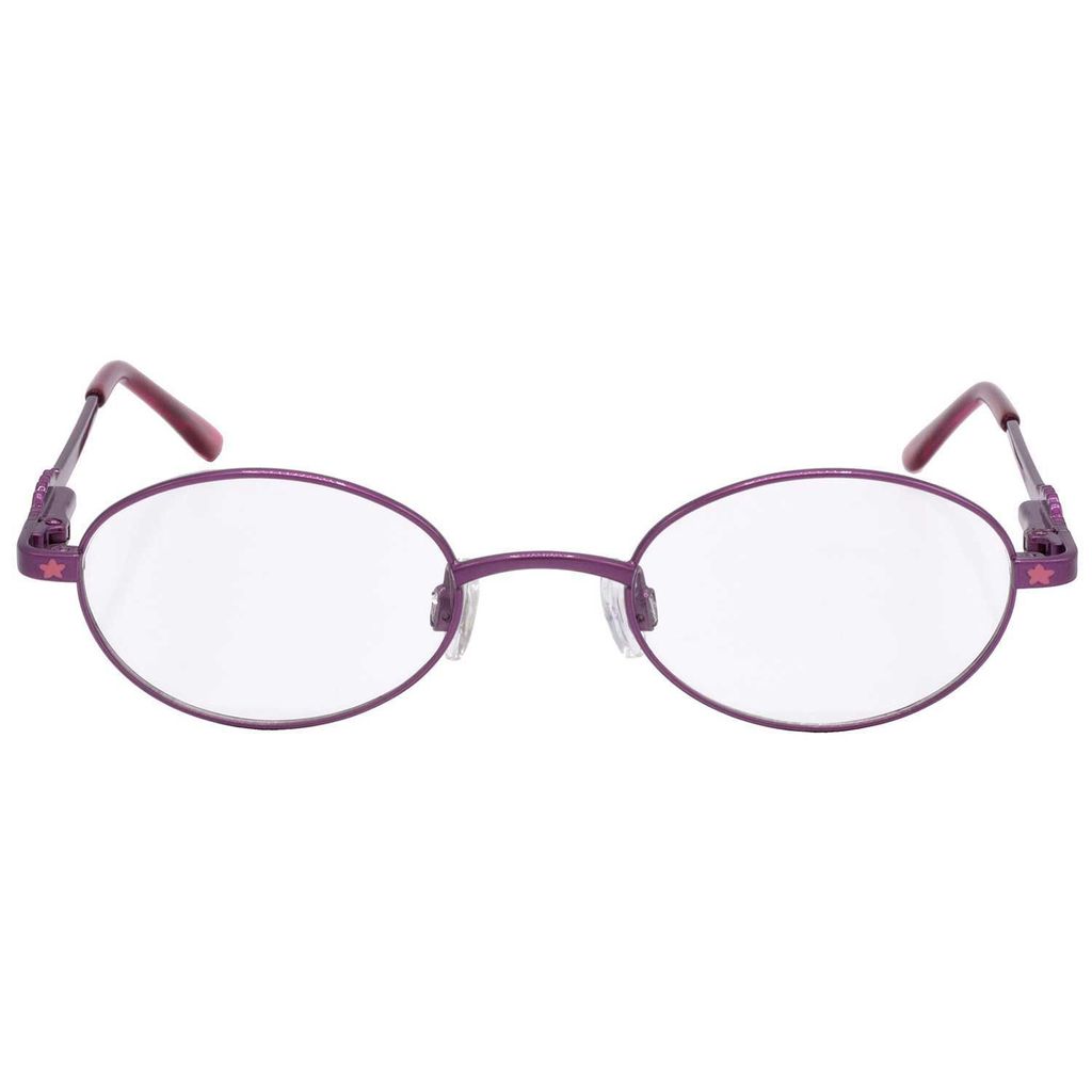 Hrinkar Trending Eyeglasses: Purple Oval Optical Spectacle Frame For Kids Boy & Girl |HFRM-126-PNK