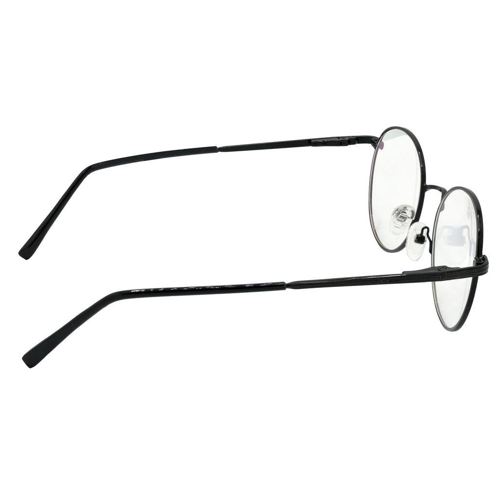 Hrinkar Trending Eyeglasses: Black Oval Optical Spectacle Frame For Men & Women |HFRM-BK-19001