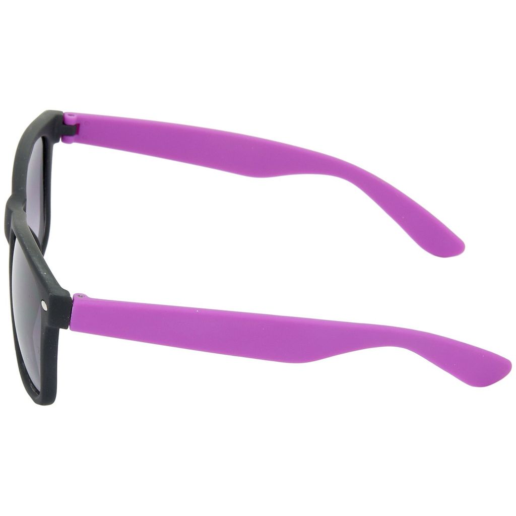 Hrinkar Grey Rectangular Cooling Glass Violet Frame Best Sunglasses for Men & Women - HRS26