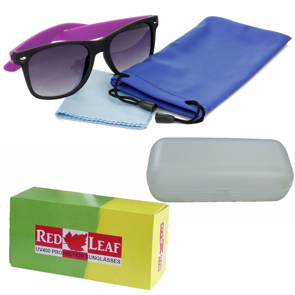 Hrinkar Grey Rectangular Cooling Glass Violet Frame Best Sunglasses for Men & Women - HRS26