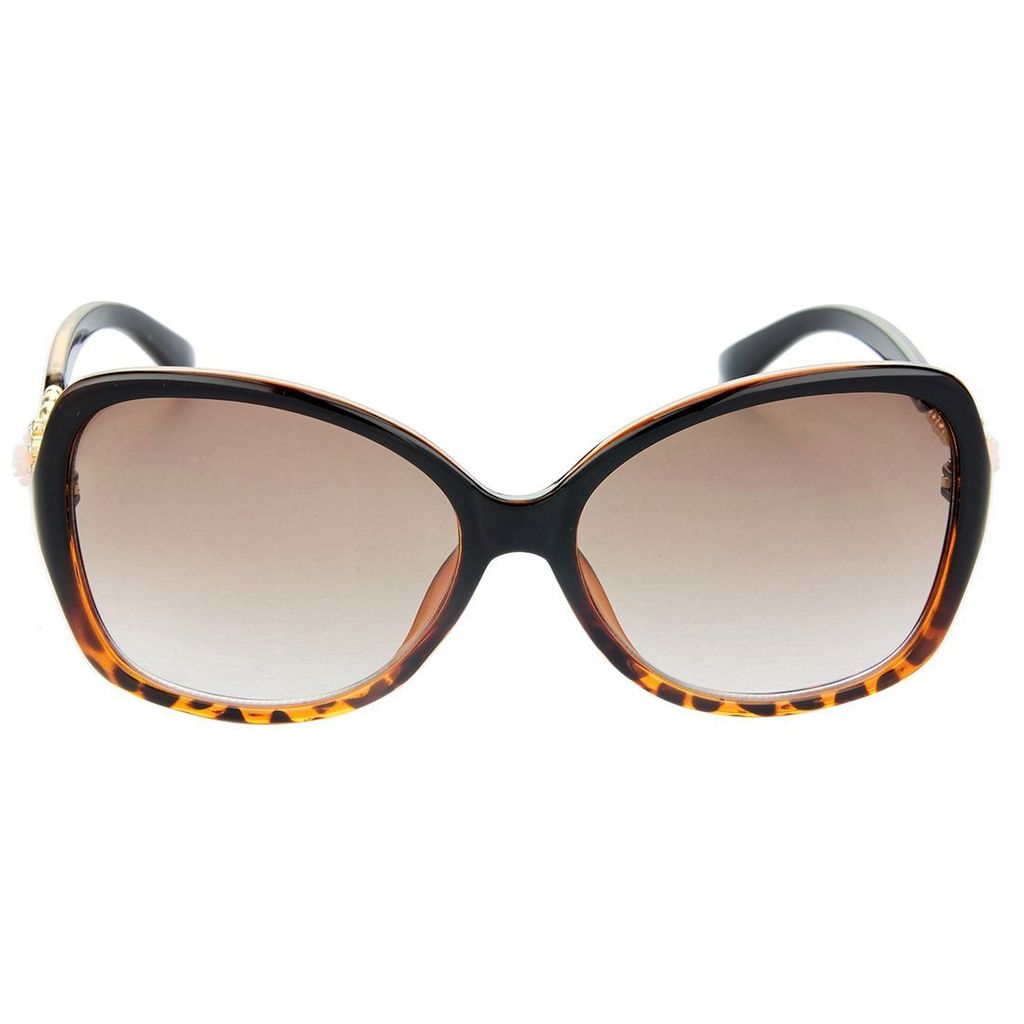 Hrinkar Brown Over-sized Glasses Brown Frame Best Goggles for Women - HRS265