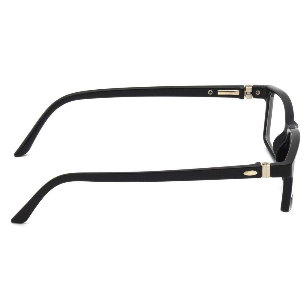 Hrinkar Trending Eyeglasses: Black Rectangle Optical Spectacle Frame For Kids Boy & Girl |HFRM-BK-17