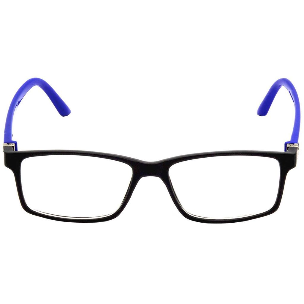 Hrinkar Trending Eyeglasses: Blue and Black Rectangle Optical Spectacle Frame For Kids Boy & Girl |HFRM-BK-BU-17