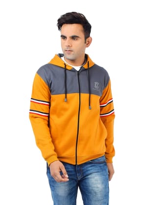 Mens & Boys Hoodies & Sweatshirts: Stay Comfortable and Stylish | Dark Melange, Mustard Orange | CKHD05-01
