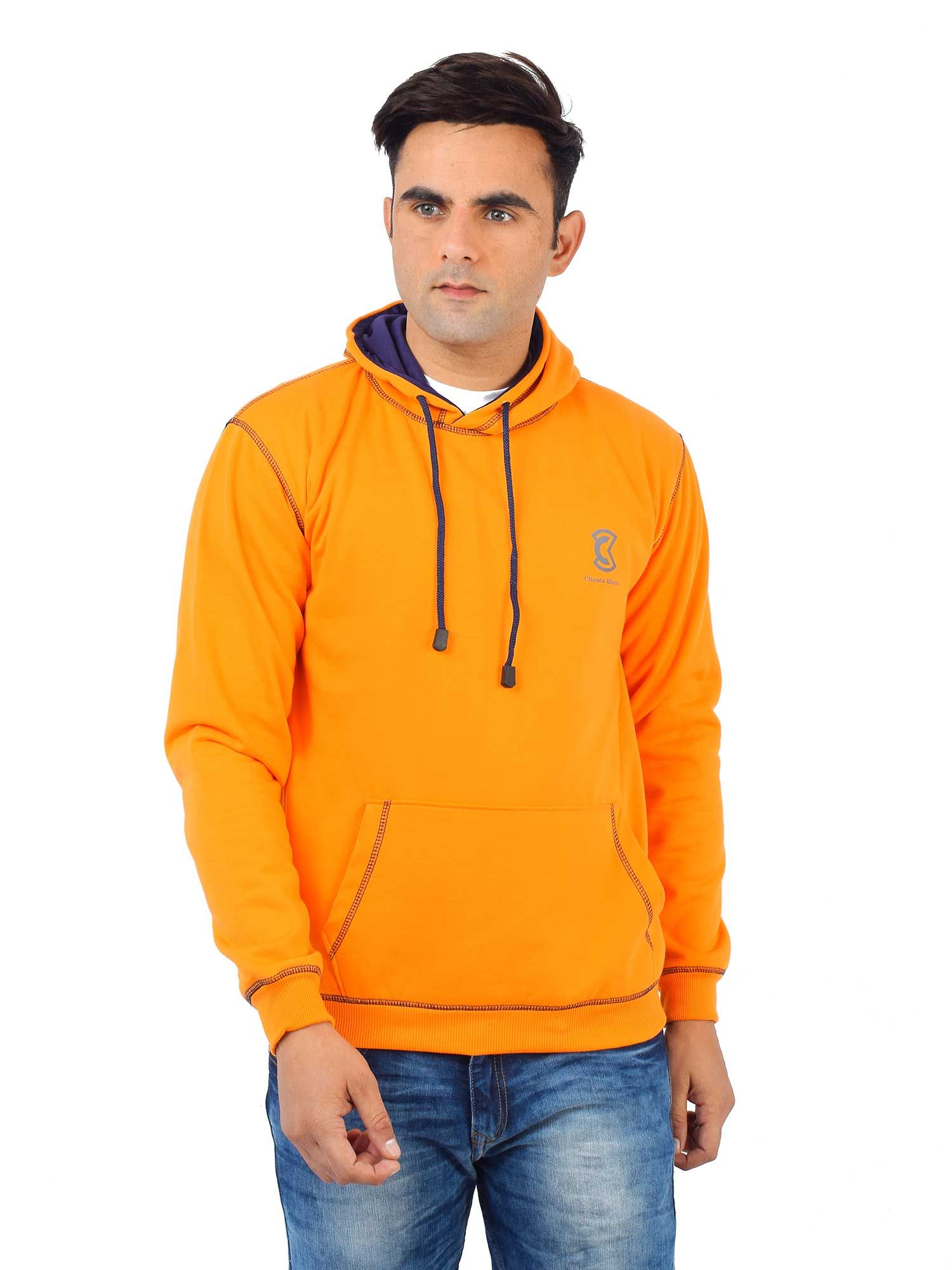 Mens & Boys Hoodies & Sweatshirts: Stay Comfortable and Stylish | Orange | CKHD03-03