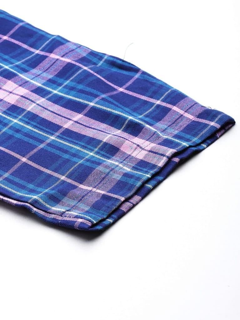 One Femme Women Checked Regular Fit Pyjama Lower