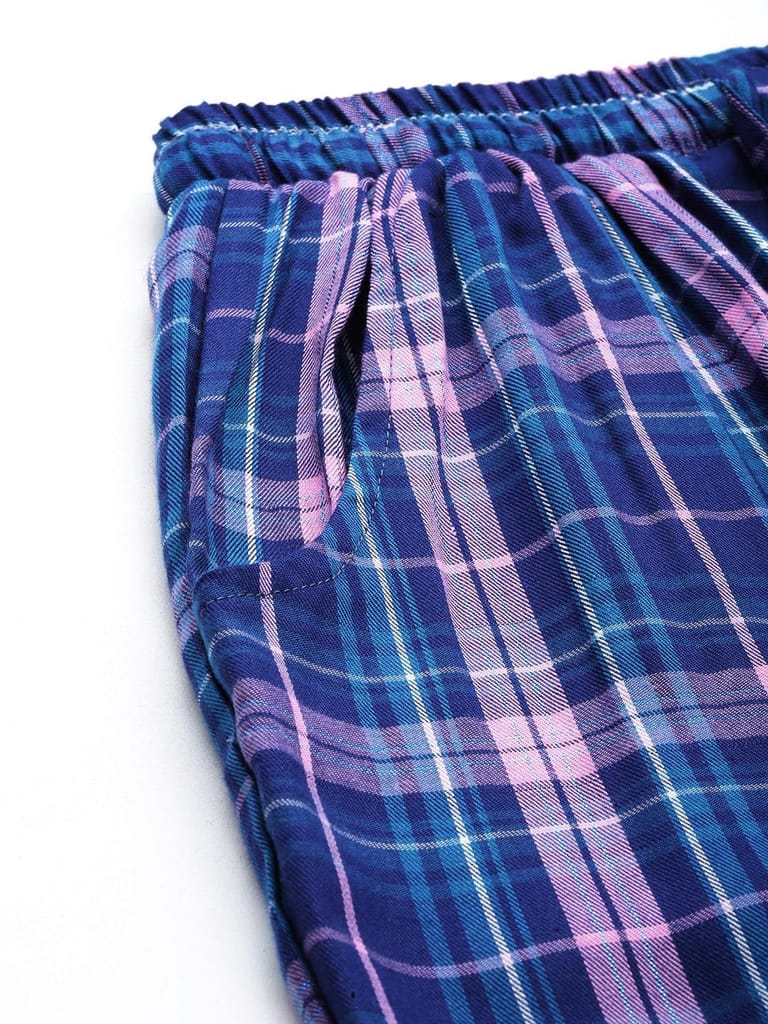 One Femme Women Checked Regular Fit Pyjama Lower