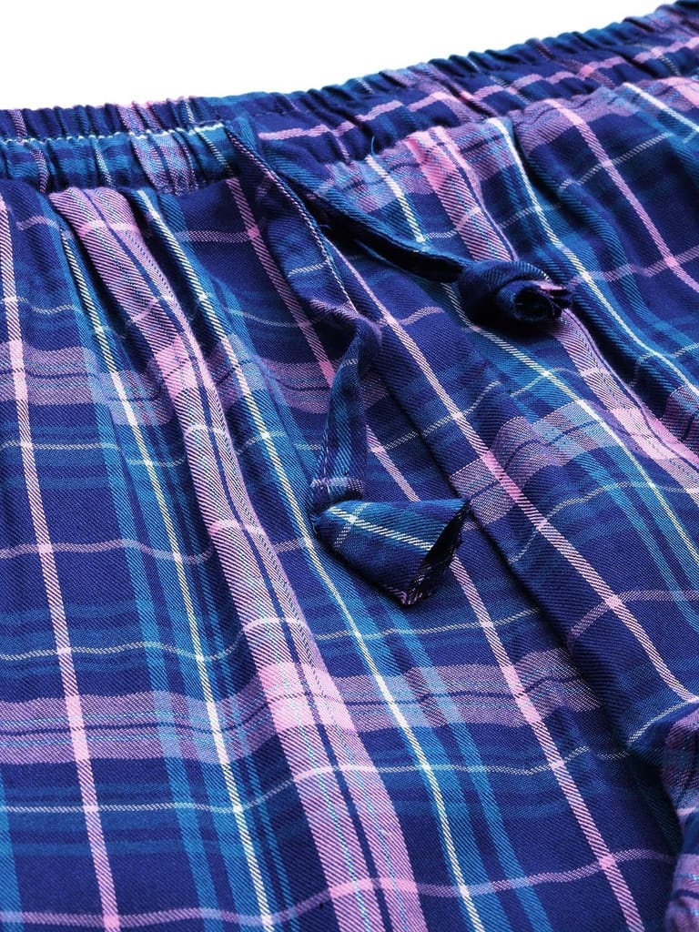 One Femme Women Checked Regular Fit Pyjama Lower