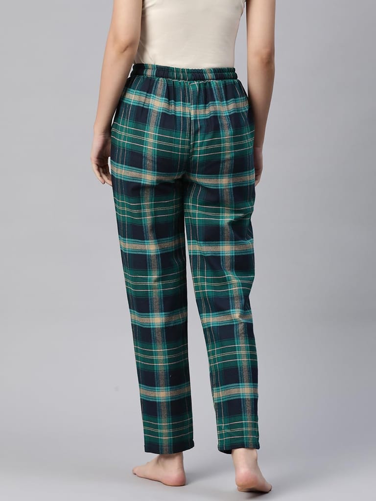 One Femme Women Checked Regular Fit Pyjama Lower