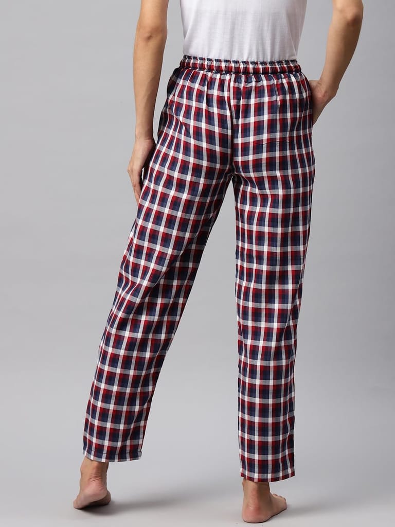 One Femme Women Checked Regular Fit Pyjama Lower