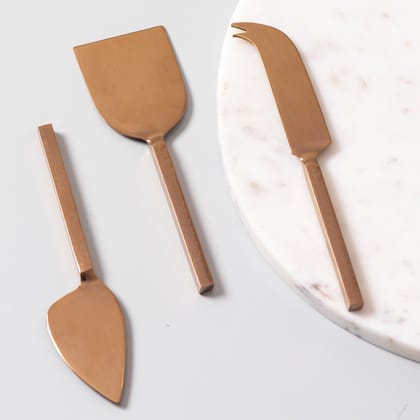 Nora Cheese Knives Copper - Set Of 3