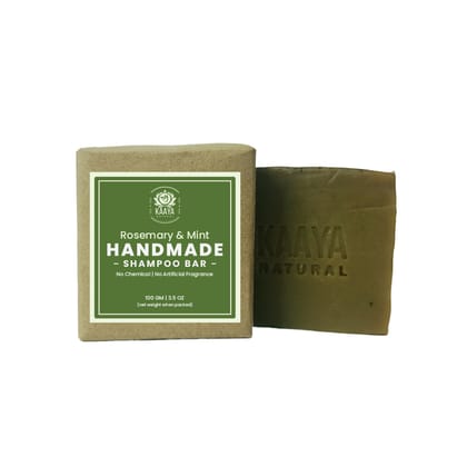 Kaaya Natural Rosemary & Mint Handmade Shampoo Bar