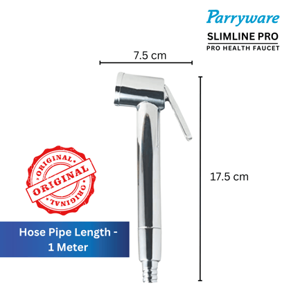 Parryware Slimline Pro Health Faucet with Hose for Bathroom Fittings | Original Spares | for Effortless and Effective Cleaning