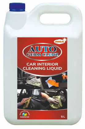 Auto Germ Clenz- 5L | Automobile Disinfectant | Disinfectant for Car, Bus, Truck Interiors | Safe to Use | No Alcohol | Water Based | Anti Microbial & Anti Viral | Skin Firendly | Easy to Use