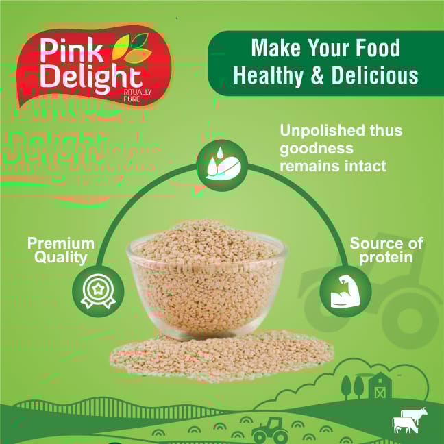 Pink Delight Unpolished Chola Mogar | Chola Dhuli Dal | 1 kg Pack