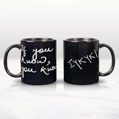 Enigmatic Noir IYKYK Coffee Mug