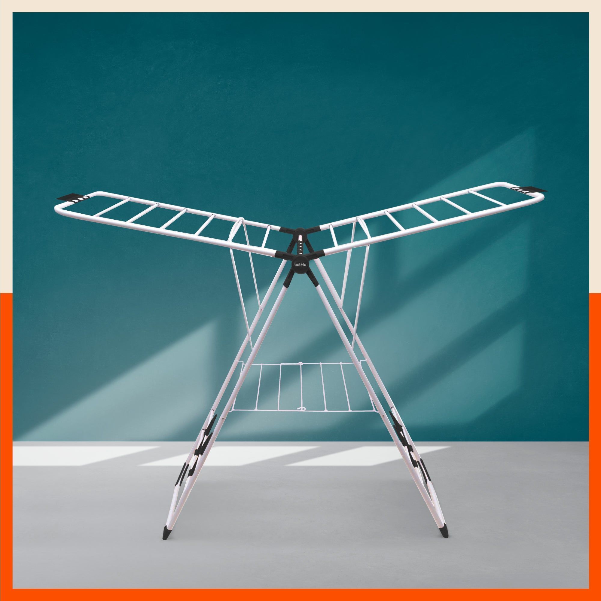 Mobidry Neo+ Bathla Mobidry Cloth Drying Stand ALUMINIUM Bathla