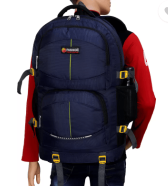 58 L Laptop Backpack 58 L Casual Waterproof Laptop Bag for Men Women Boys Girls/Office College (Blue)