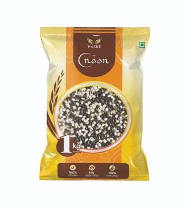 HAZBE Noon Black Urad Dal, Split (1 kg)