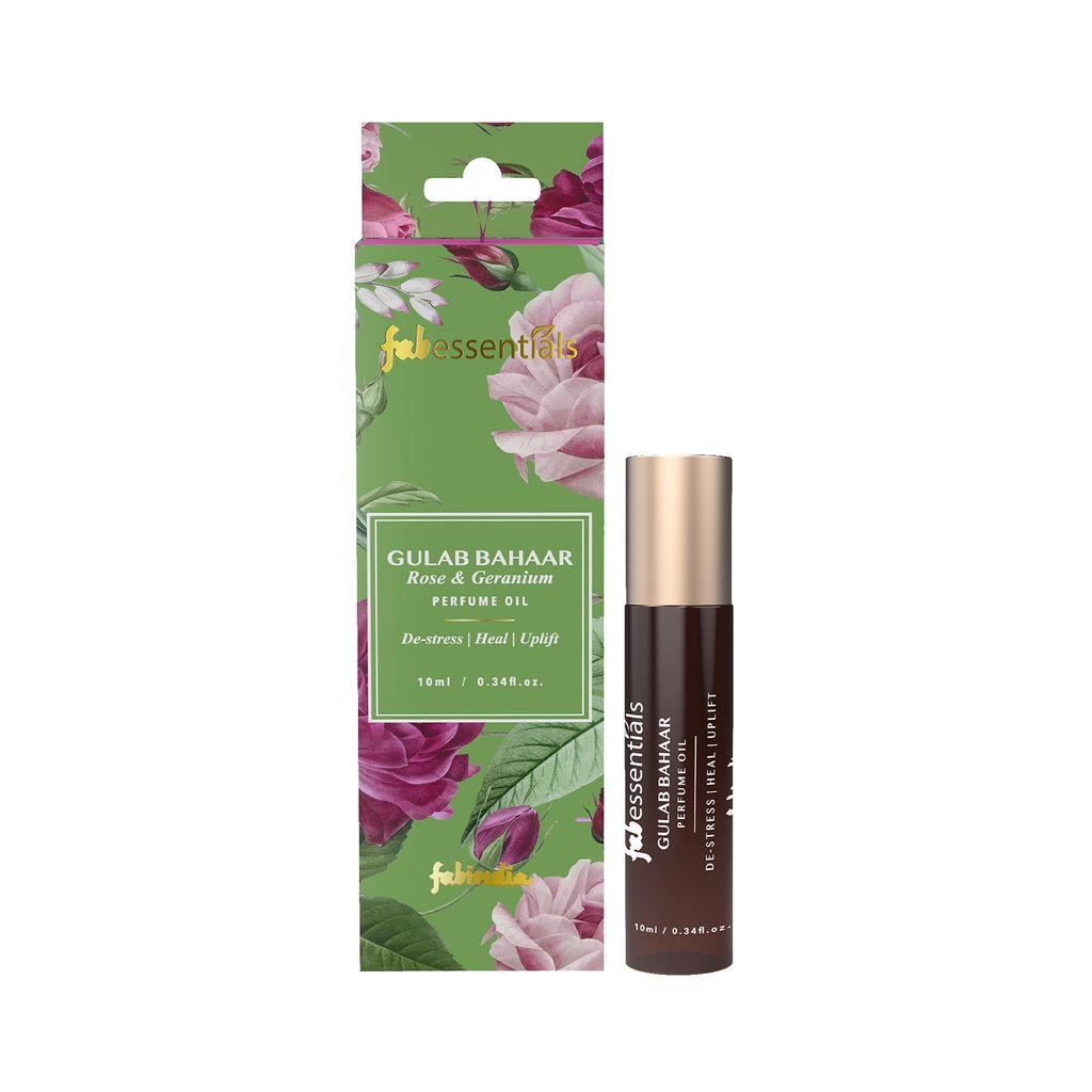 Fabessentials Gulaab Bahaar Rose & Geranium Perfume Oil 10 ml