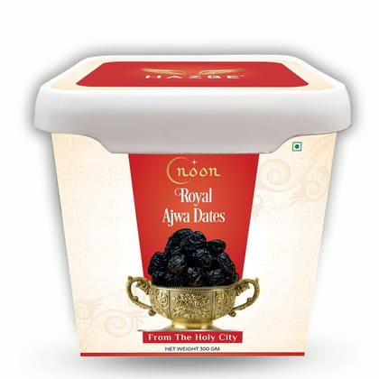 Hazbe Noon Royal Ajwa Dates, 300gm